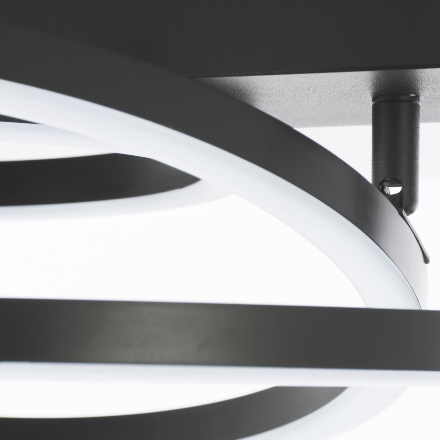 Brilliant - Lámpara de techo LED regulable PEDLEY LED/36W/230V negra