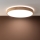 Brilliant - Lámpara de techo LED regulable SLIMLINE LED/60W/230V 3000-6500K Ø 45 cm en madera de hevea + mando a distancia