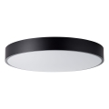 Brilliant - Lámpara de techo LED regulable SLIMLINE LED/60W/230V 3000-6500K Ø 49 cm negra + mando a distancia