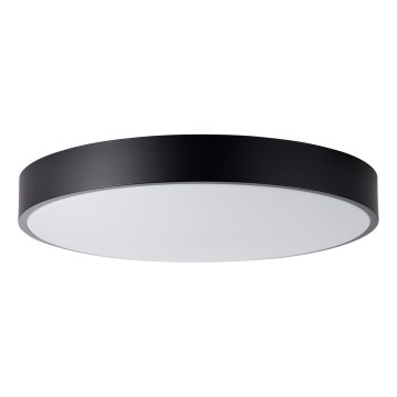 Brilliant - Lámpara de techo LED regulable SLIMLINE LED/60W/230V 3000-6500K Ø 49 cm negra + mando a distancia