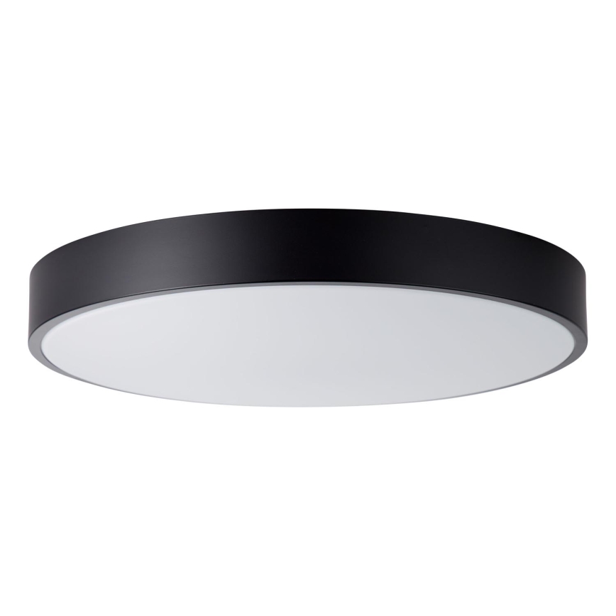 Brilliant - Lámpara de techo LED regulable SLIMLINE LED/60W/230V 3000-6500K Ø 49 cm negra + mando a distancia