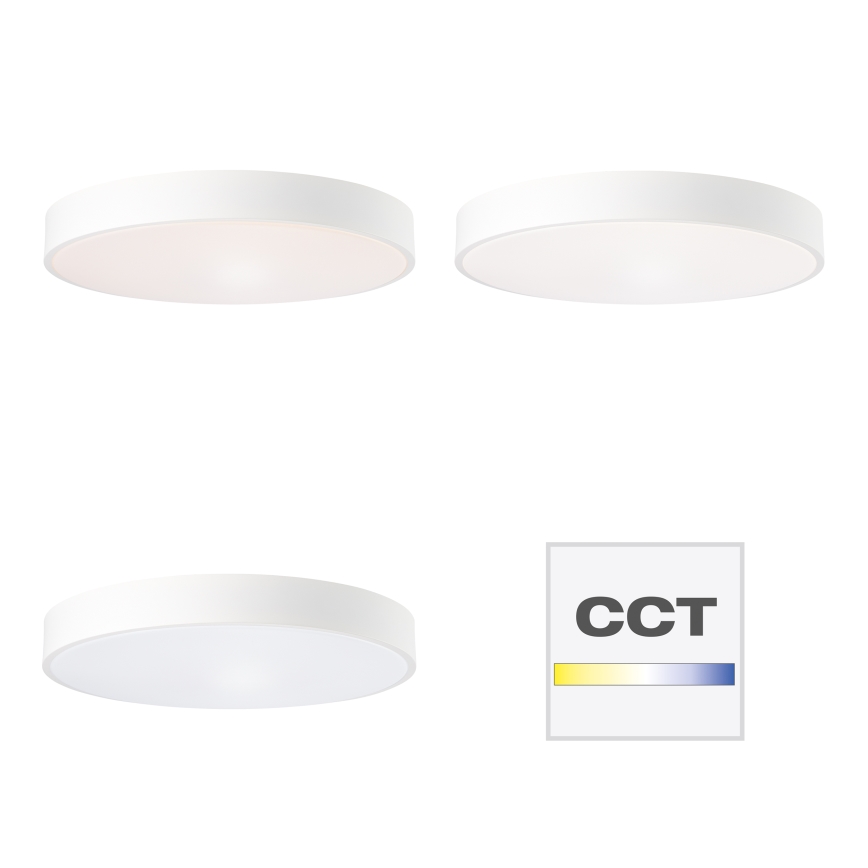 Brilliant - Lámpara de techo LED regulable SLIMLINE LED/60W/230V 3000-6500K Ø49 cm blanca + mando a distancia