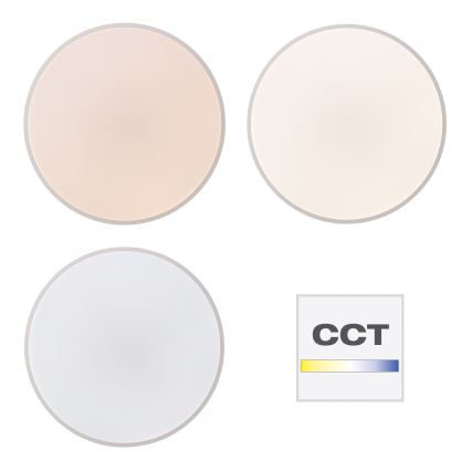 Brilliant - Lámpara de techo LED regulable SLIMLINE LED/60W/230V 3000-6500K Ø49 cm blanca + mando a distancia