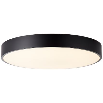 Brilliant - Lámpara de techo LED regulable SLIMLINE LED/60W/230V 3000-6500K Ø 49 cm negra + mando a distancia