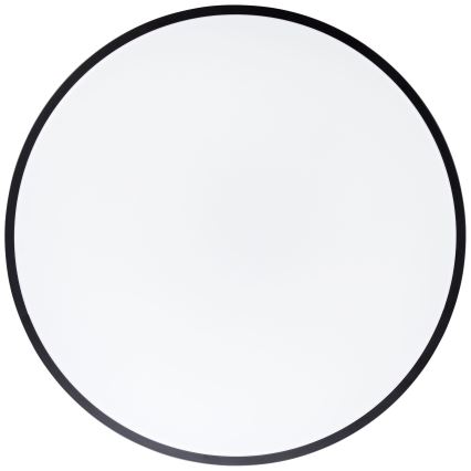 Brilliant - Lámpara de techo LED regulable SLIMLINE LED/60W/230V 3000-6500K Ø 49 cm negra + mando a distancia