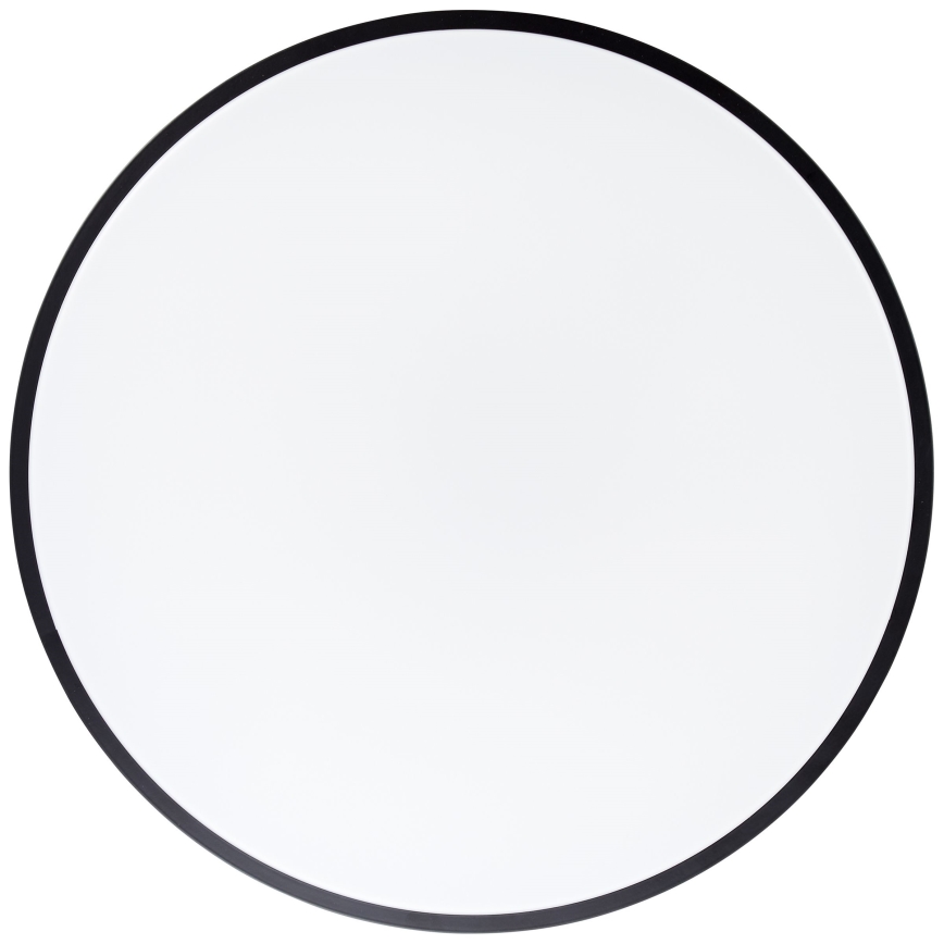 Brilliant - Lámpara de techo LED regulable SLIMLINE LED/60W/230V 3000-6500K Ø 49 cm negra + mando a distancia