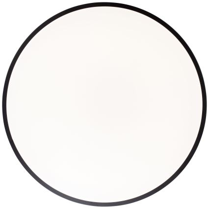 Brilliant - Lámpara de techo LED regulable SLIMLINE LED/60W/230V 3000-6500K Ø 49 cm negra + mando a distancia