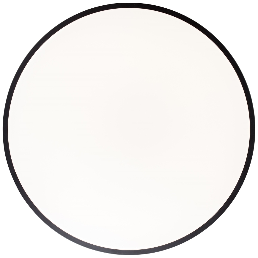 Brilliant - Lámpara de techo LED regulable SLIMLINE LED/60W/230V 3000-6500K Ø 49 cm negra + mando a distancia