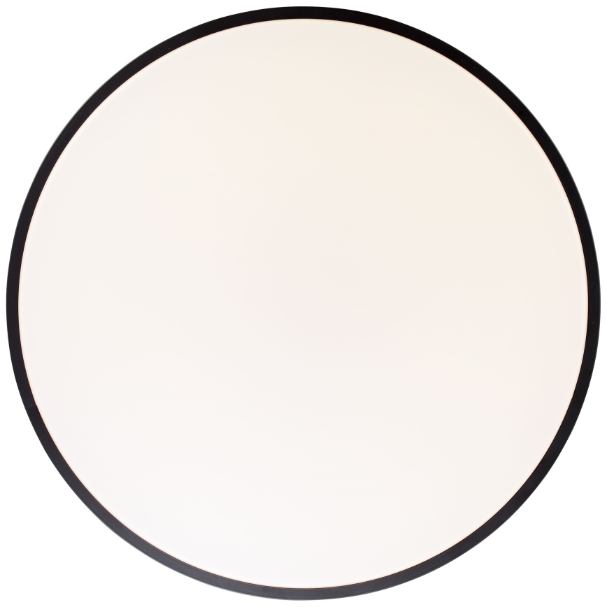 Brilliant - Lámpara de techo LED regulable SLIMLINE LED/60W/230V 3000-6500K Ø 49 cm negra + mando a distancia