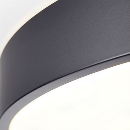 Brilliant - Lámpara de techo LED regulable SLIMLINE LED/60W/230V 3000-6500K Ø 49 cm negra + mando a distancia
