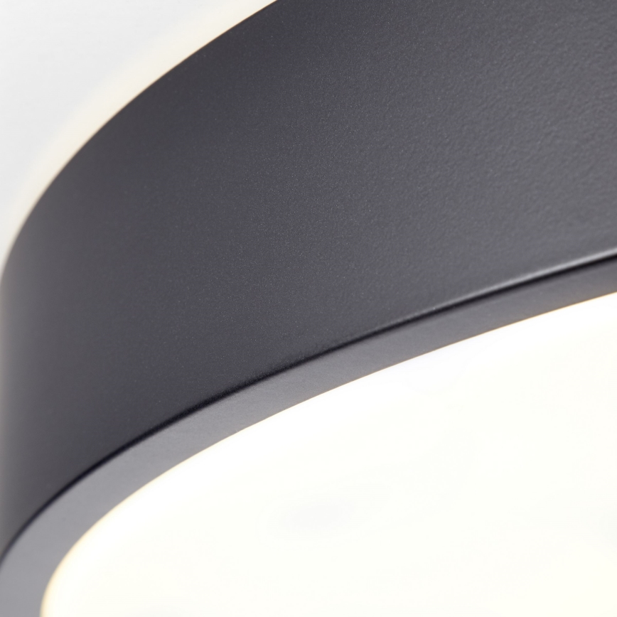 Brilliant - Lámpara de techo LED regulable SLIMLINE LED/60W/230V 3000-6500K Ø 49 cm negra + mando a distancia