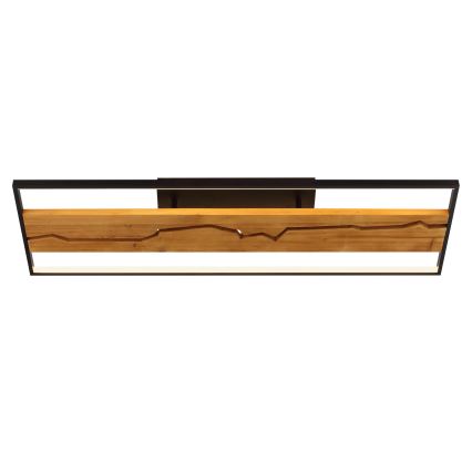 Brilliant - Lámpara de techo LED regulable THUNDER LED/42W/230V, acabado pino