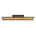Brilliant - Lámpara de techo LED regulable THUNDER LED/42W/230V, acabado pino