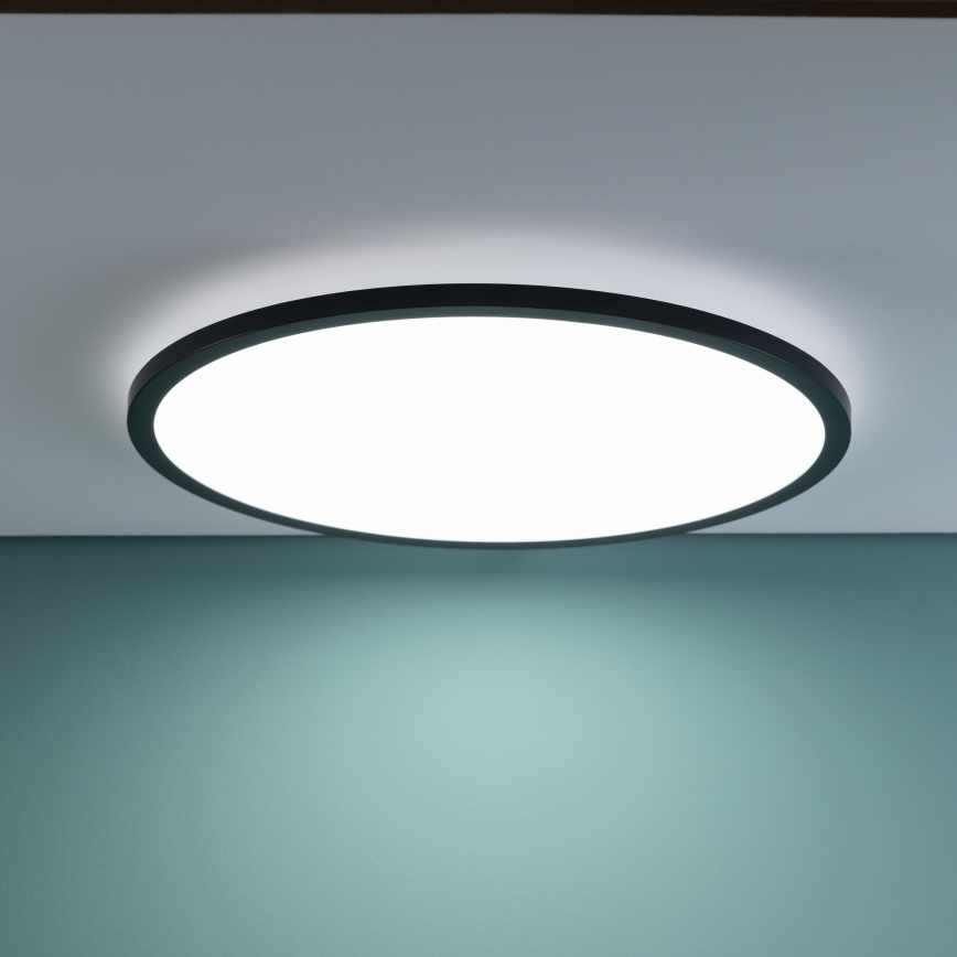 Brilliant - Luminaria de techo LED regulable TUCO LED/33W/230V 3000-6500K Ø 50 cm negra + mando a distancia