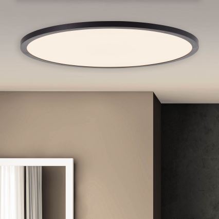 Brilliant - Luminaria de techo LED regulable TUCO LED/33W/230V 3000-6500K Ø 50 cm negra + mando a distancia