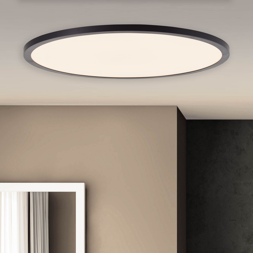 Brilliant - Luminaria de techo LED regulable TUCO LED/33W/230V 3000-6500K Ø 50 cm negra + mando a distancia