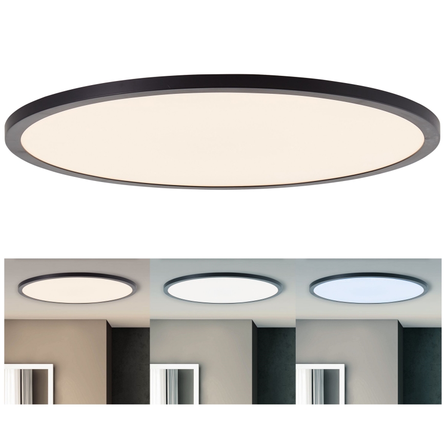 Brilliant - Luminaria de techo LED regulable TUCO LED/33W/230V 3000-6500K Ø 50 cm negra + mando a distancia