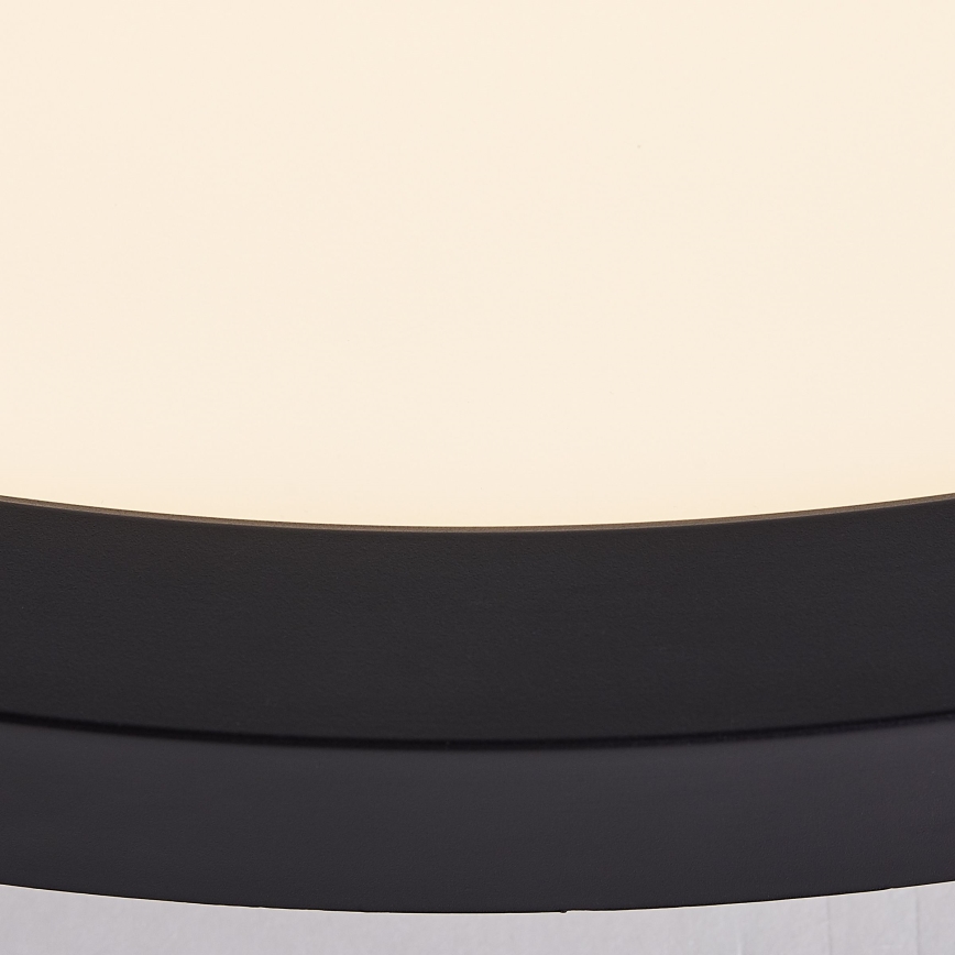 Brilliant - Luminaria de techo LED regulable TUCO LED/33W/230V 3000-6500K Ø 50 cm negra + mando a distancia