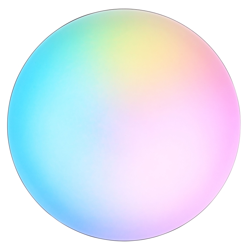 Brilliant - Luminaria de techo LED RGBW regulable LIVIO LED/20W/230V 3000-6500K diámetro 38,5 cm negro + mando a distancia