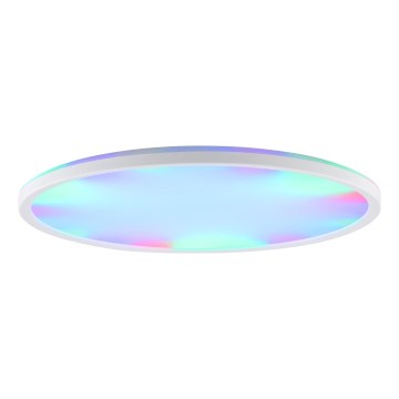 Brilliant - Lámpara de techo LED RGBW regulable LUMARO LED/22W/230V 4000K Ø 42 cm blanca + control remoto