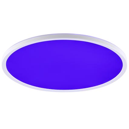 Brilliant - Lámpara de techo LED RGBW regulable LUMARO LED/22W/230V 4000K Ø 42 cm blanca + control remoto