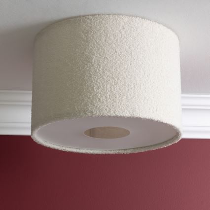 Brilliant - Lámpara de techo TEDDY 2xE27/20W/230V Ø 35 cm color crema