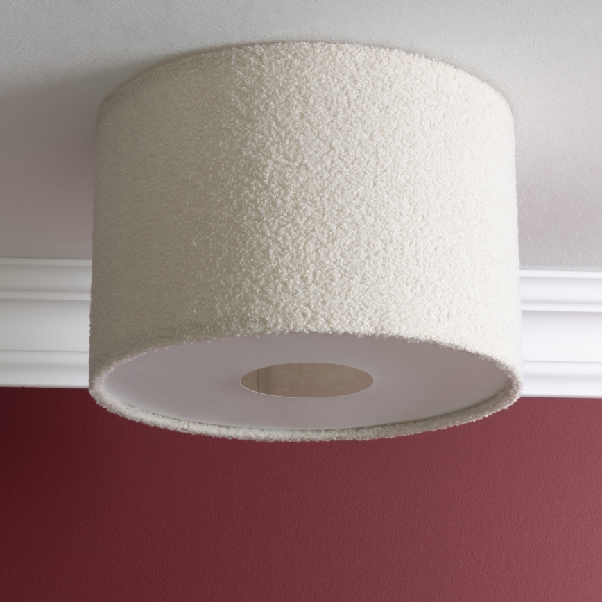 Brilliant - Lámpara de techo TEDDY 2xE27/20W/230V Ø 35 cm color crema