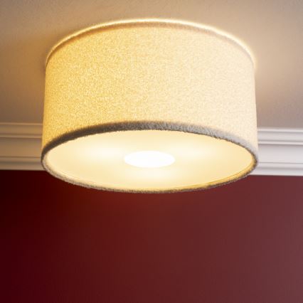 Brilliant - Lámpara de techo TEDDY 3xE27/20W/230V Ø 45 cm crema