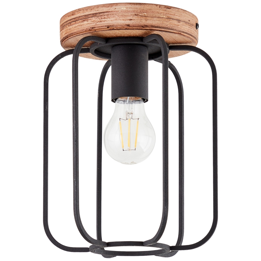 Brilliant - Lámpara de techo TOSH 1xE27/40W/230V, acabado álamo