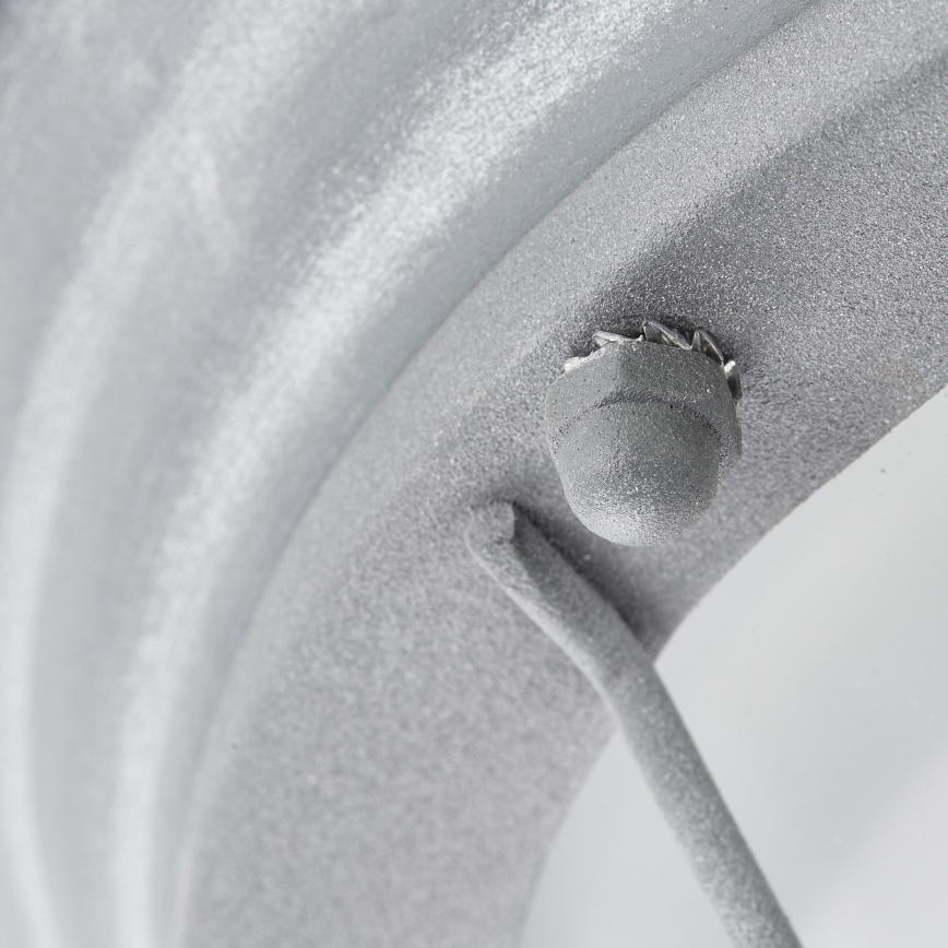 Brilliant - Lámpara de techo TYPHOON 1xE27/30W/230V Ø 29 cm gris