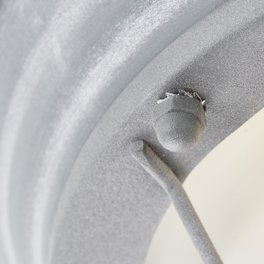 Brilliant - Lámpara de techo TYPHOON 1xE27/30W/230V Ø 29 cm gris