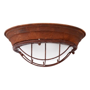 Brilliant - Lámpara de techo TYPHOON 2xE27/30W/230V marrón rojizo