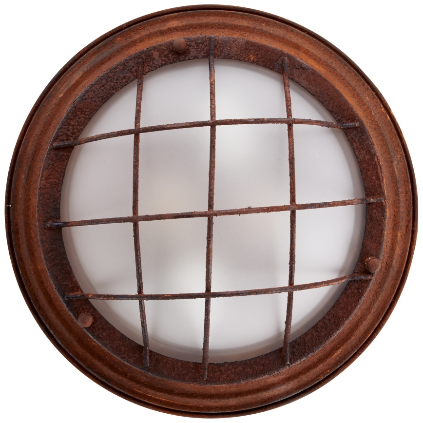 Brilliant - Lámpara de techo TYPHOON 2xE27/30W/230V marrón rojizo