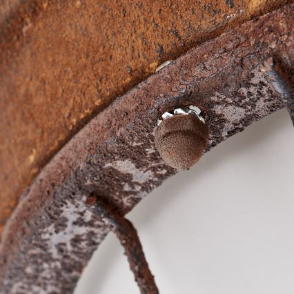 Brilliant - Lámpara de techo TYPHOON 2xE27/30W/230V marrón rojizo