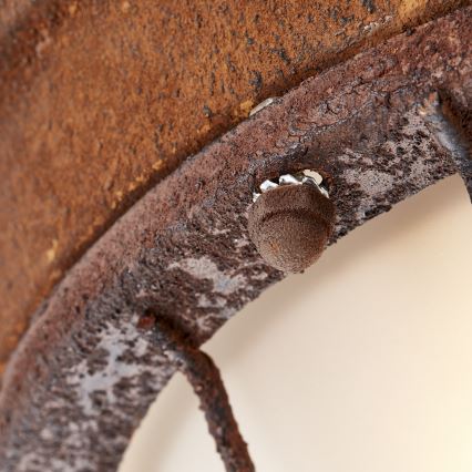 Brilliant - Lámpara de techo TYPHOON 2xE27/30W/230V marrón rojizo