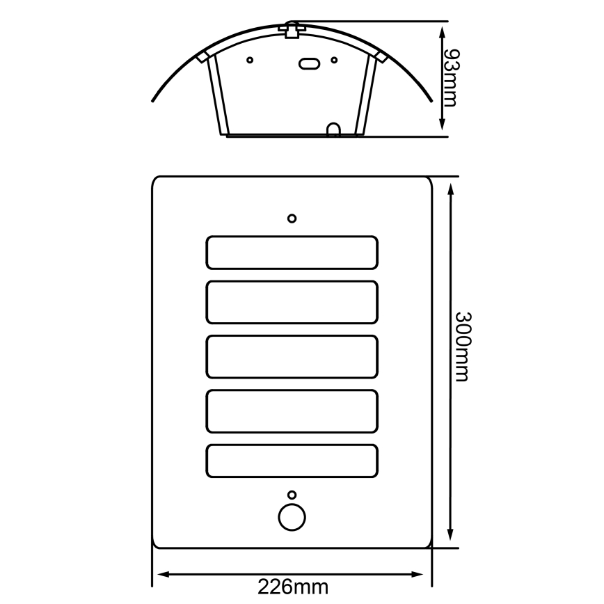 Brilliant - Aplique de pared para exteriores con sensor de movimiento y sensor crepuscular TODD 1xE27/60W/230V IP44 antracita