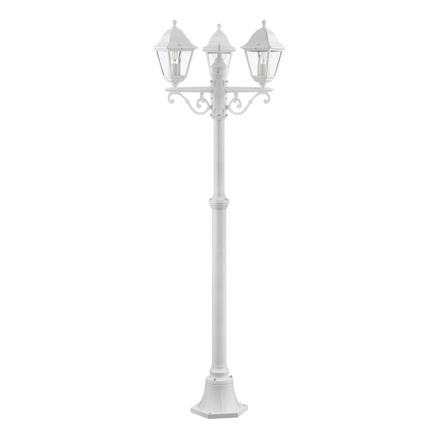 Brilliant - Lámpara exterior NISSIE 3xE27/60W/230V IP44 blanca