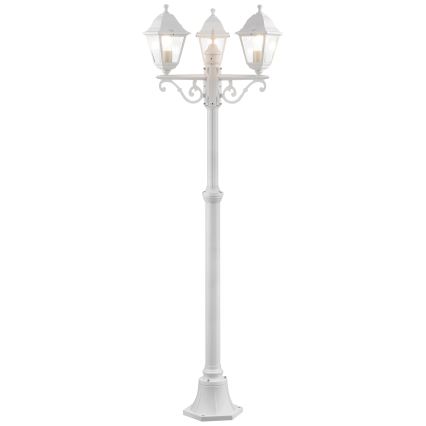 Brilliant - Lámpara exterior NISSIE 3xE27/60W/230V IP44 blanca
