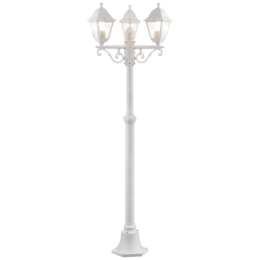 Brilliant - Lámpara exterior NISSIE 3xE27/60W/230V IP44 blanca