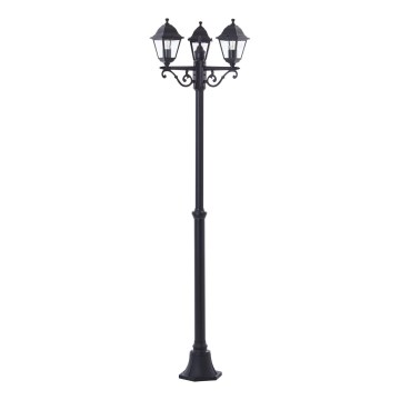 Brilliant - Lámpara exterior NISSIE 3xE27/60W/230V IP44 negra