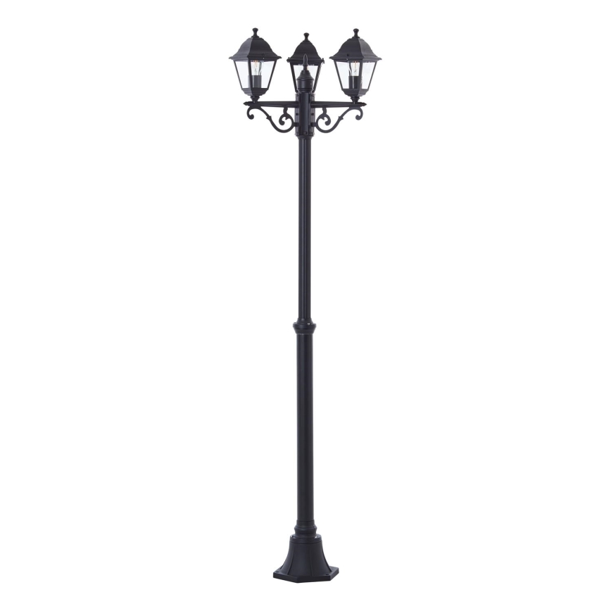 Brilliant - Lámpara exterior NISSIE 3xE27/60W/230V IP44 negra