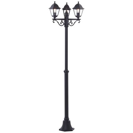 Brilliant - Lámpara exterior NISSIE 3xE27/60W/230V IP44 negra