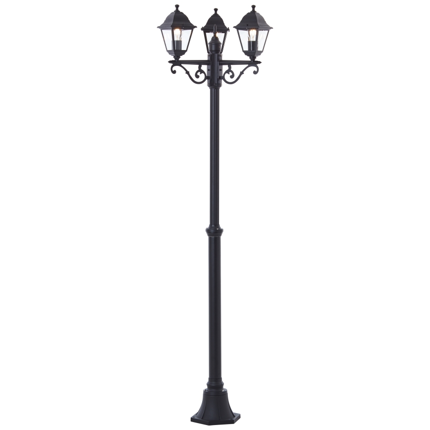 Brilliant - Lámpara exterior NISSIE 3xE27/60W/230V IP44 negra