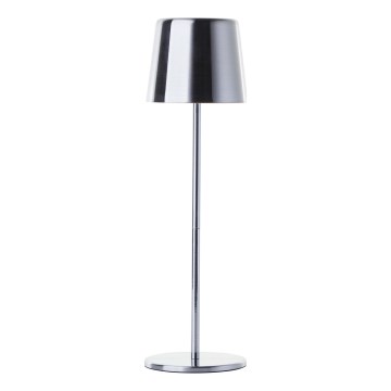 Brilliant - Lámpara exterior táctil LED regulable XAANA LED/4W/5V 3000/4000/6500K 2600 mAh IP44 cromo brillante