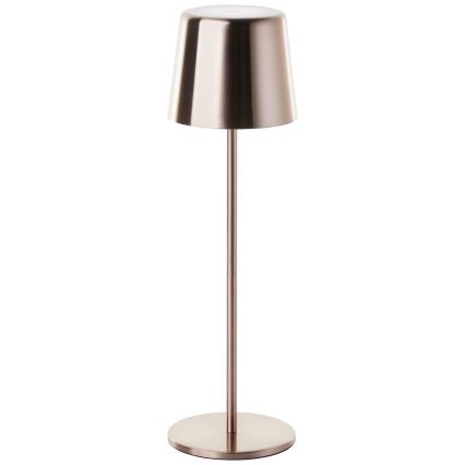 Brilliant - Lámpara exterior táctil LED regulable XAANA LED/4W/5V 3000/4000/6500K 2600 mAh IP44 cobre