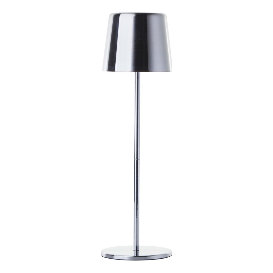 Brilliant - Lámpara LED de exterior táctil regulable XAANA LED/4W/5V 3000/4000/6500K 2600 mAh IP44 cromo brillante