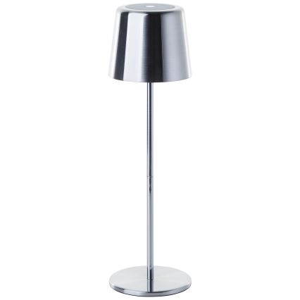 Brilliant - Lámpara LED de exterior táctil regulable XAANA LED/4W/5V 3000/4000/6500K 2600 mAh IP44 cromo brillante
