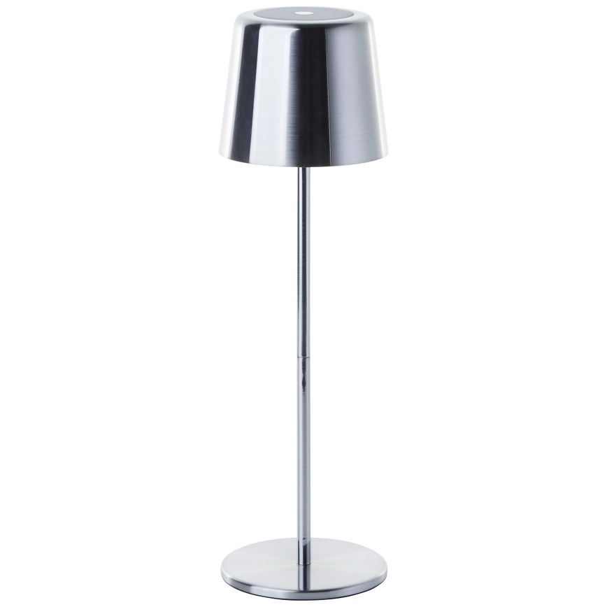 Brilliant - Lámpara LED de exterior táctil regulable XAANA LED/4W/5V 3000/4000/6500K 2600 mAh IP44 cromo brillante