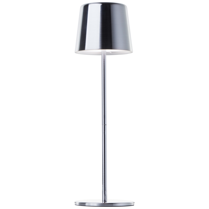 Brilliant - Lámpara LED de exterior táctil regulable XAANA LED/4W/5V 3000/4000/6500K 2600 mAh IP44 cromo brillante
