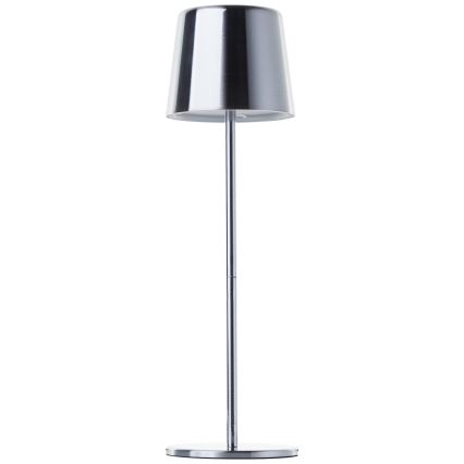 Brilliant - Lámpara LED de exterior táctil regulable XAANA LED/4W/5V 3000/4000/6500K 2600 mAh IP44 cromo brillante
